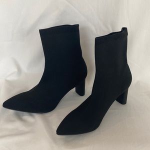 Black Booties With Heel